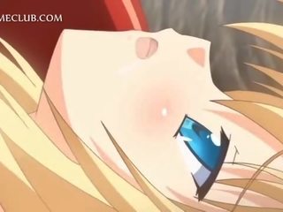 3d anime sixtynine with blonde superb lesbian teens