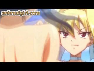 Gebonden omhoog hentai hardcore neuken door shemale anime vid