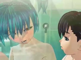 Anime adulti film bambola prende scopata buono in doccia