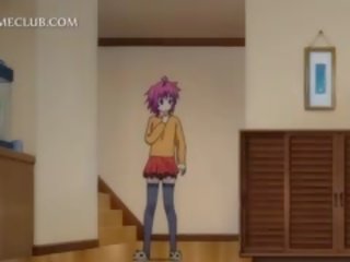 Paauglių anime divinity tikrinti jos papai į as veidrodis