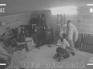 Cctv footage i beguiling adoleshent sabien demonia duke fucked në bythë nga shkollë punëtor