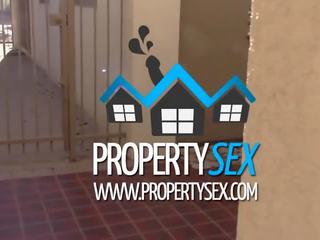 Propertysex attractive realtor blackmailed into xxx film renting ofis space