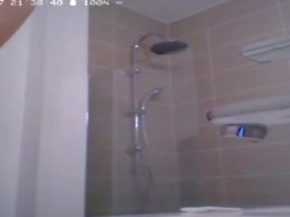 Preggo jana taking a duş on webkamera